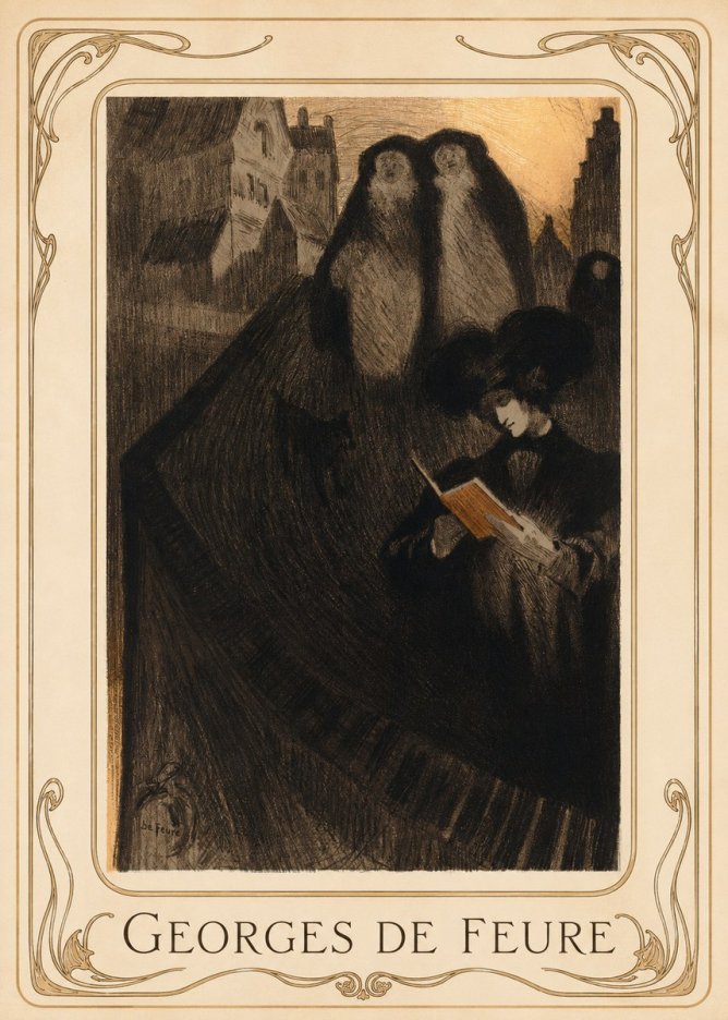 Georges de Feure La Liseuse No1 - Juliste