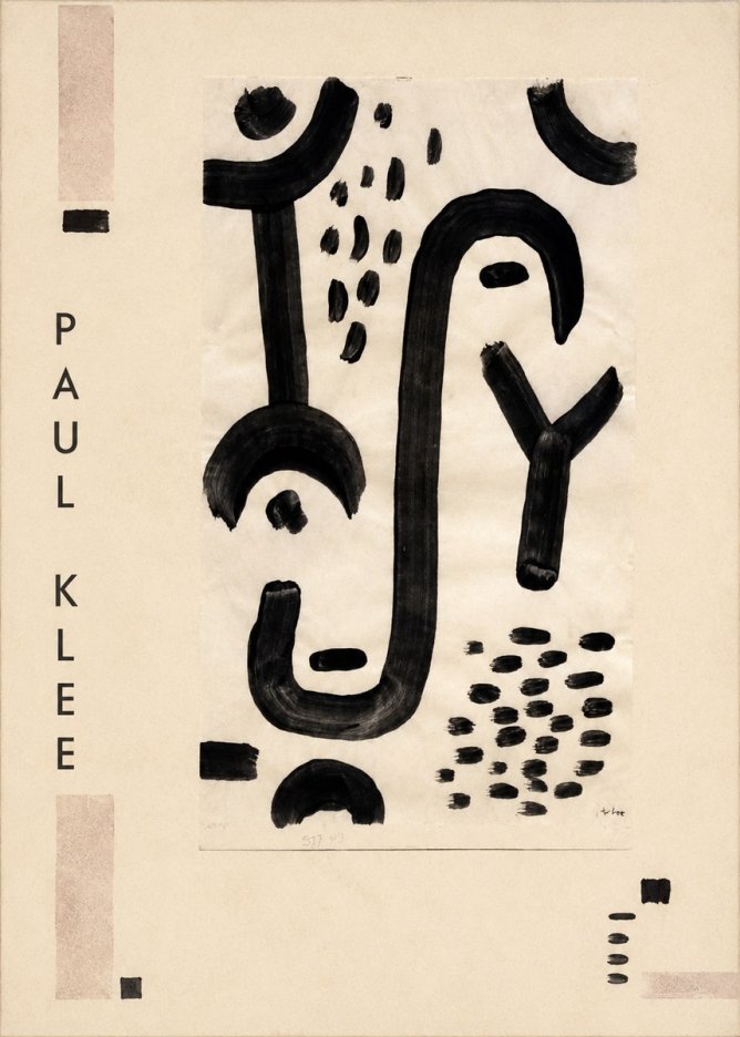 Paul Klee Face of the Goddess No2 - Juliste