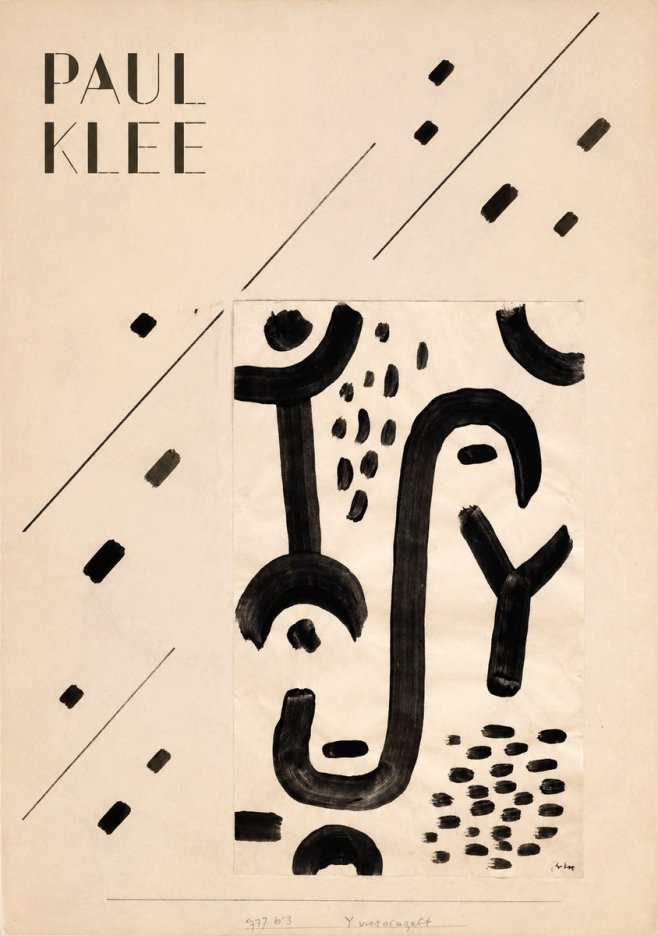 Paul Klee Face of the Goddess No6 - Juliste