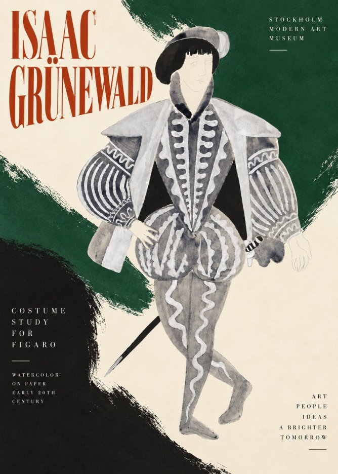 Isaac Grünewald Figaro II No5 - Juliste