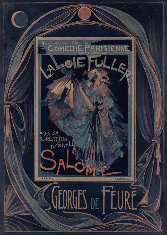 Georges de Feure La Loïe Fuller - Salomé II No4 - Juliste