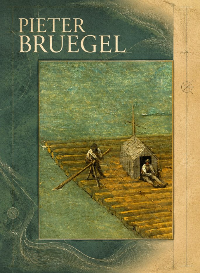 Pieter Bruegel Two Men on a Raft No6 - Juliste