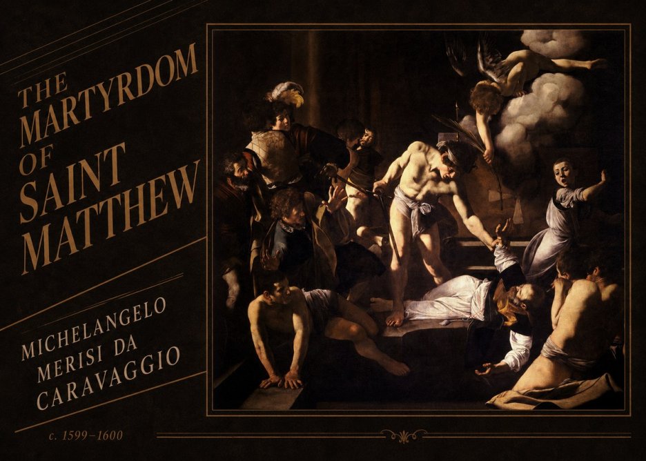 Michelangelo Merisi da Caravaggio The Martyrdom of Saint Matthew No3 - Juliste