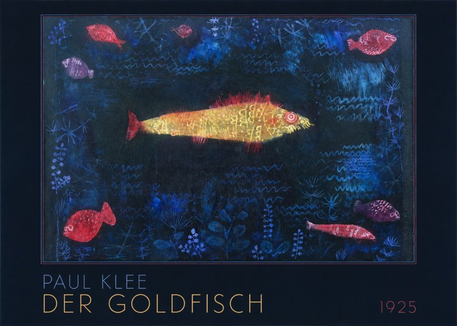 Paul Klee Der Goldfisch No3 - Juliste