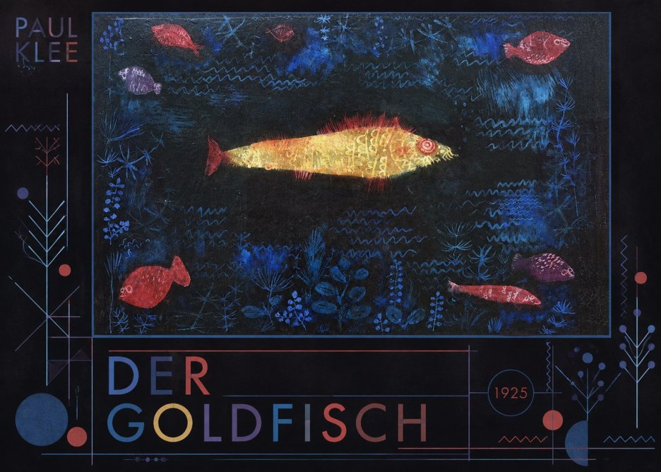 Paul Klee Der Goldfisch No4 - Juliste