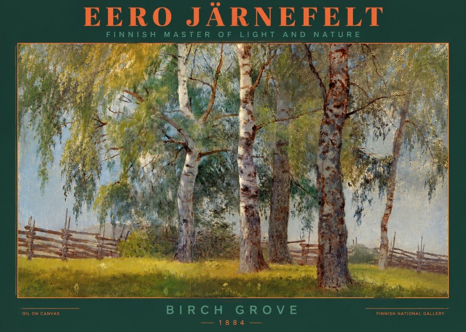 Eero Järnefelt Birch Grove No2 - Juliste