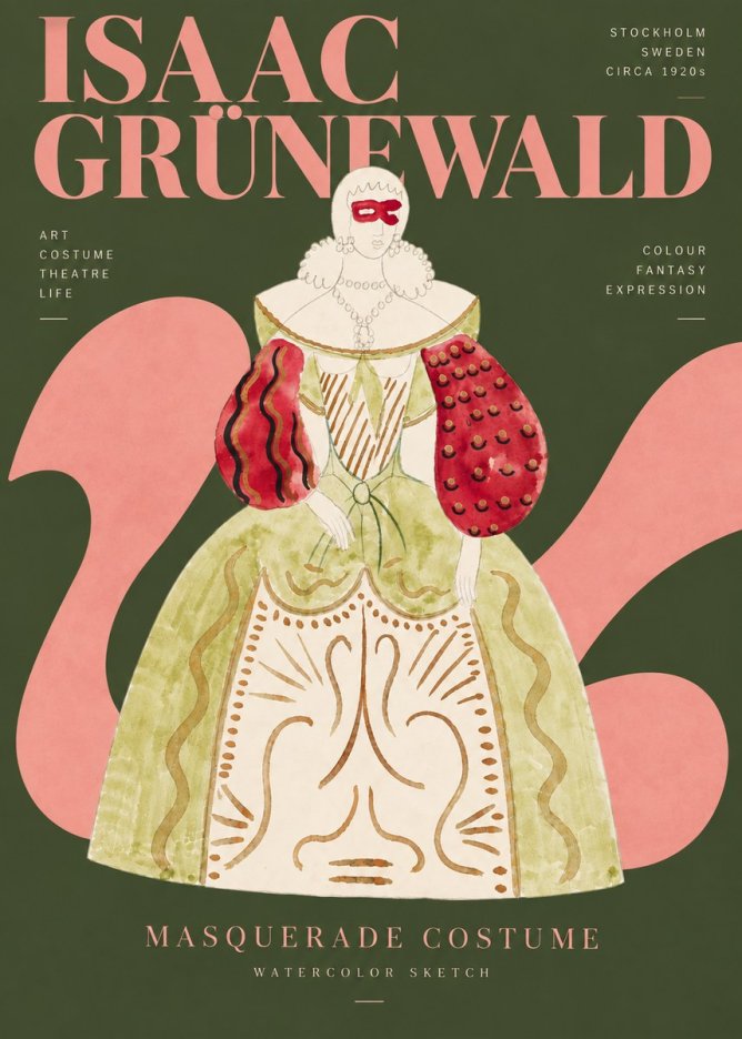 Isaac Grünewald Masquerade Costume No5 - Juliste