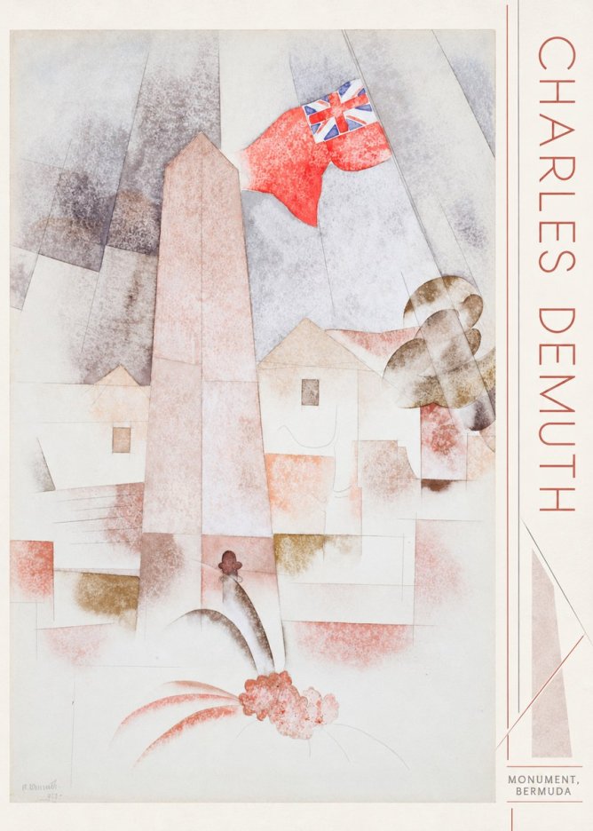 Charles Demuth Monument, Bermuda No2 - Juliste