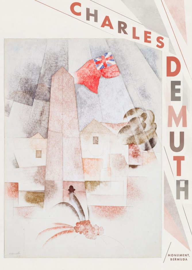 Charles Demuth Monument, Bermuda No5 - Juliste