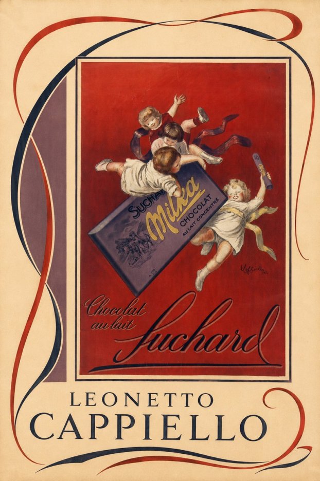 Leonetto Cappiello Suchard Milka Chocolat No3 - Juliste