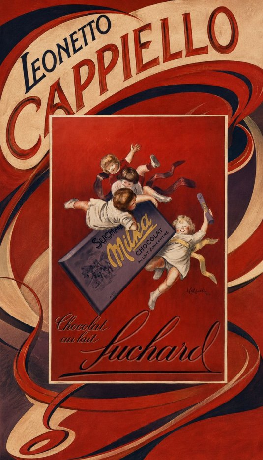 Leonetto Cappiello Suchard Milka Chocolat No6 - Juliste