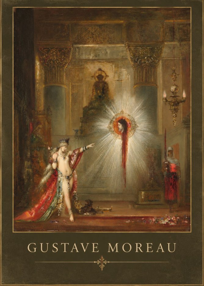 Gustave Moreau The Apparition II No2 - Juliste