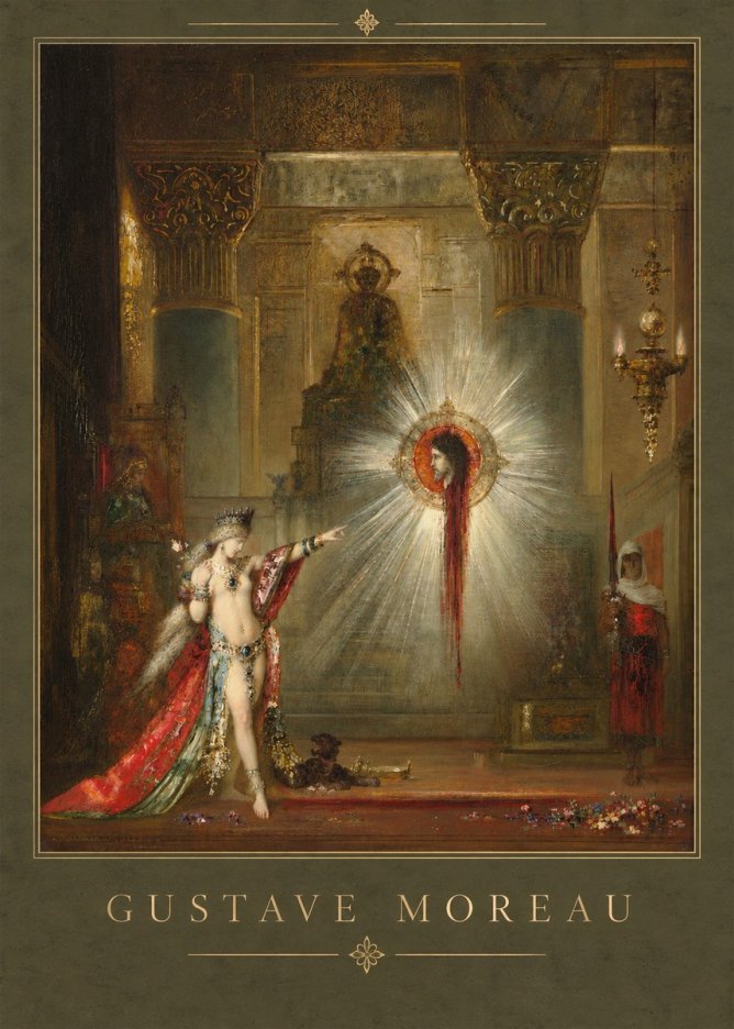 Gustave Moreau The Apparition II No5 - Juliste
