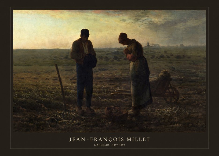 Jean-François Millet L'angélus II No4 - Juliste