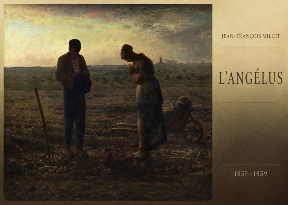 Jean-François Millet L'angélus II No6 - Juliste