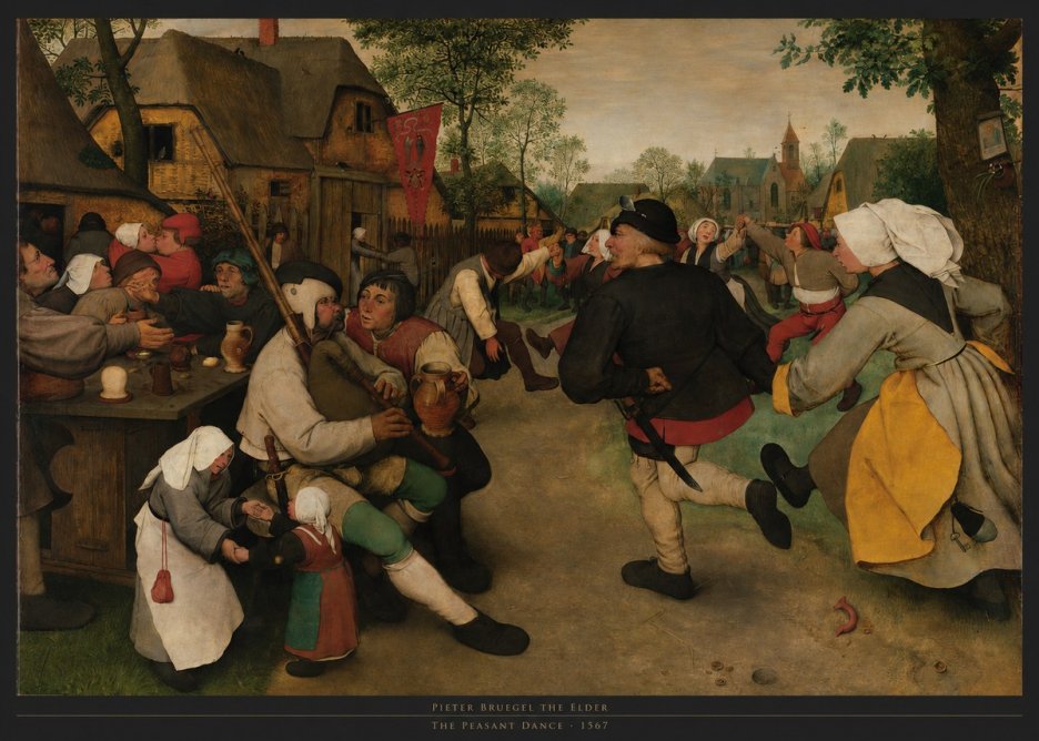 Pieter Bruegel The Peasant Dance II No5 - Juliste