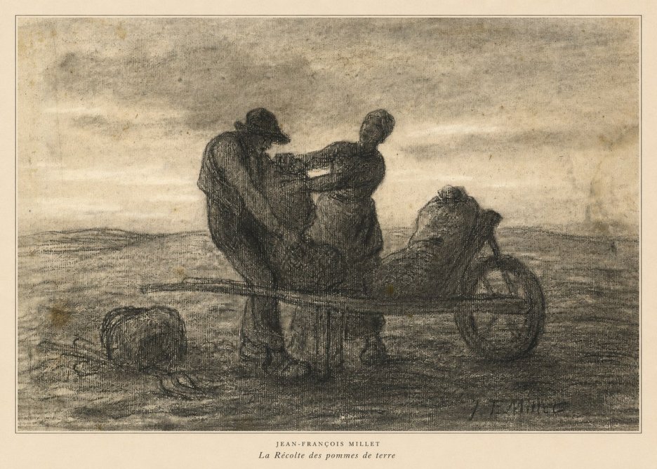 Jean-François Millet La Récolte Des Pommes De Terre No6 - Juliste