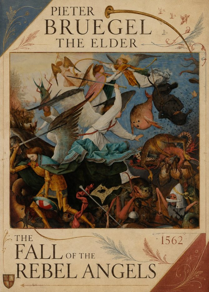 Pieter Bruegel The Fall of the Rebel Angels IV No5 - Juliste