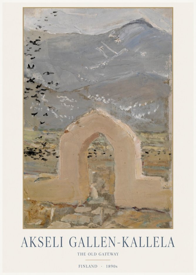 Akseli Gallen-Kallela The Arch No6 - Juliste