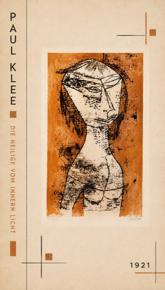 Paul Klee Die Heilige Vom Innern Licht No2 - Juliste