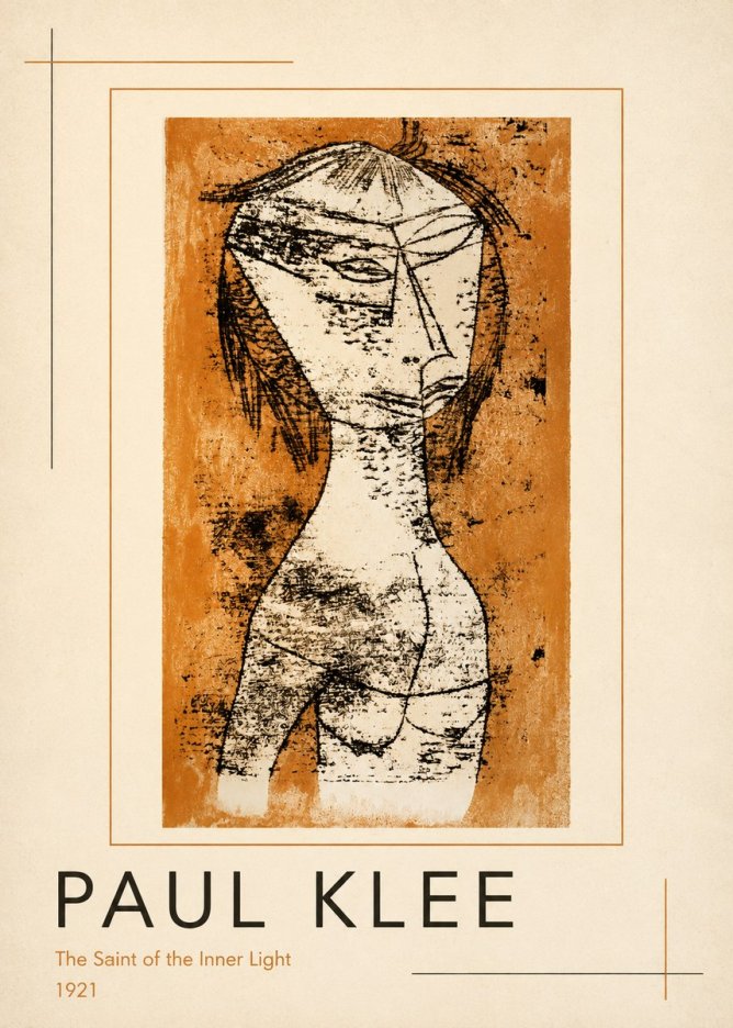 Paul Klee Die Heilige Vom Innern Licht No3 - Juliste
