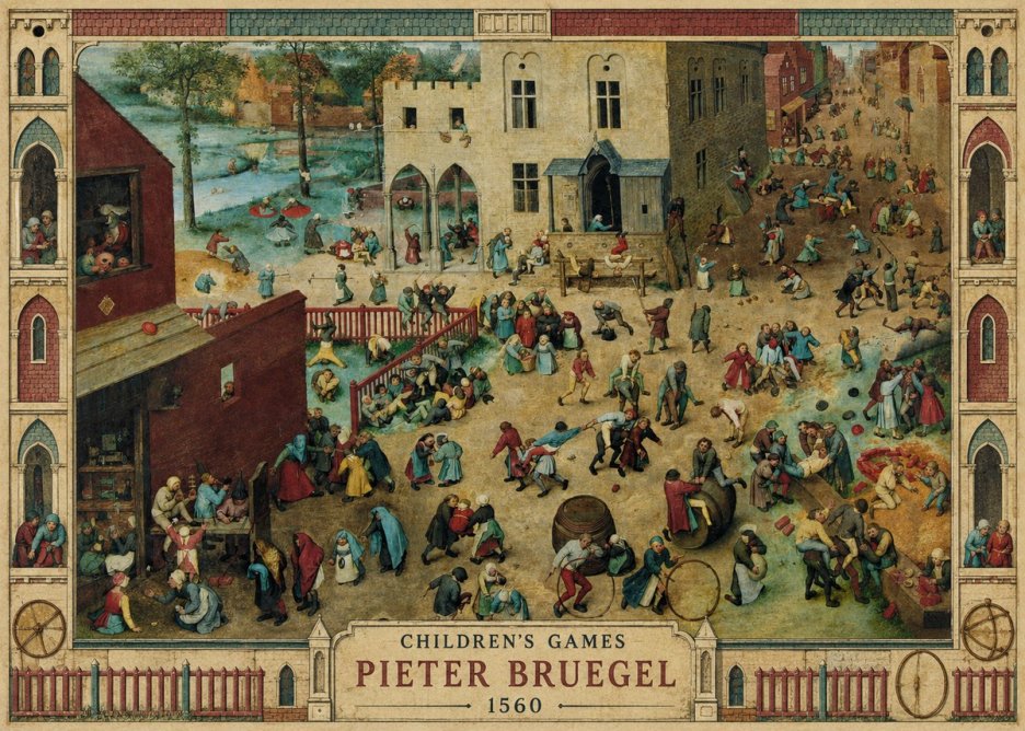 Pieter Bruegel Children's Games III No3 - Juliste