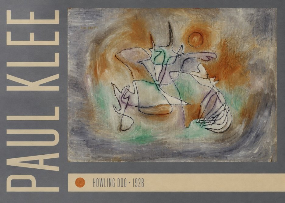 Paul Klee Howling Dog No3 - Juliste