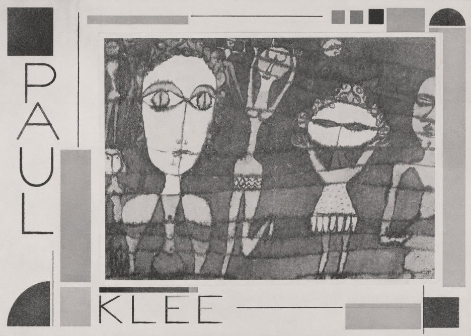 Paul Klee Specter of a Genius No2 - Juliste