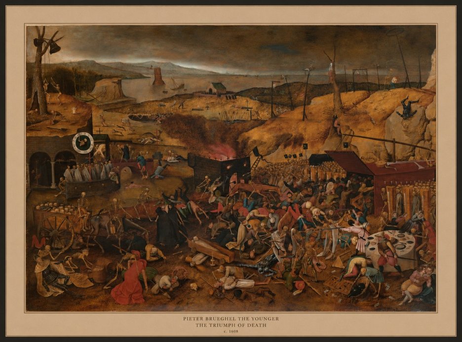 Pieter Bruegel The Triumph of Death II No6 - Juliste