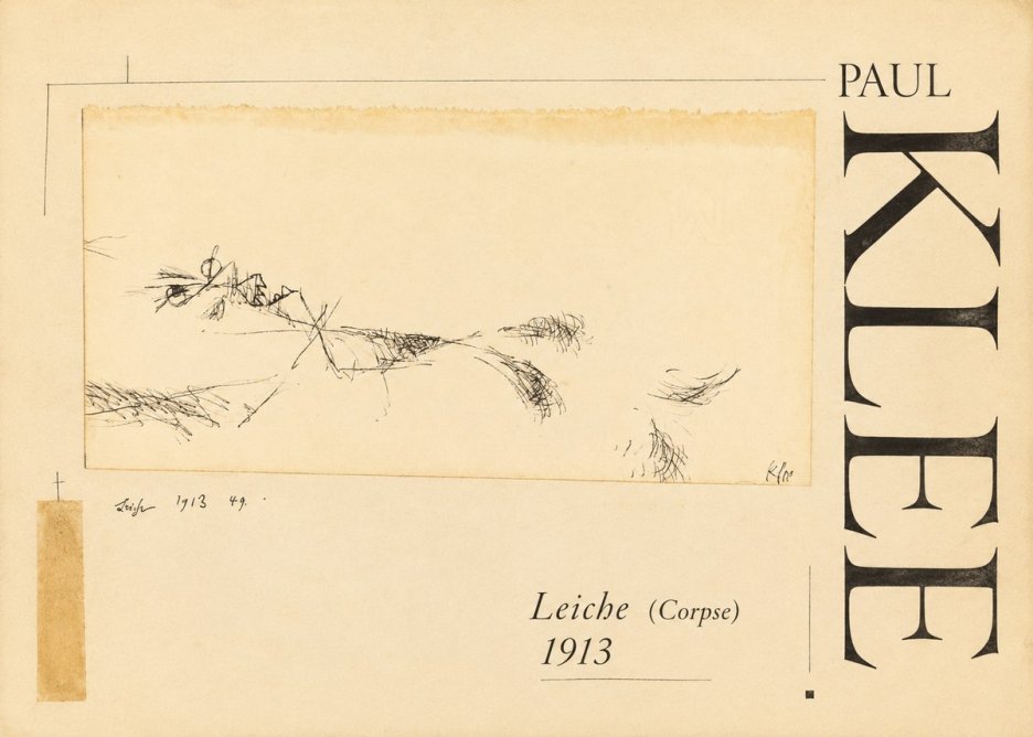 Paul Klee Leiche (Corpse) No3 - Juliste