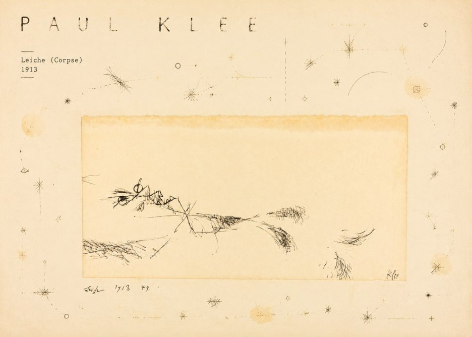 Paul Klee Leiche (Corpse) No4 - Juliste