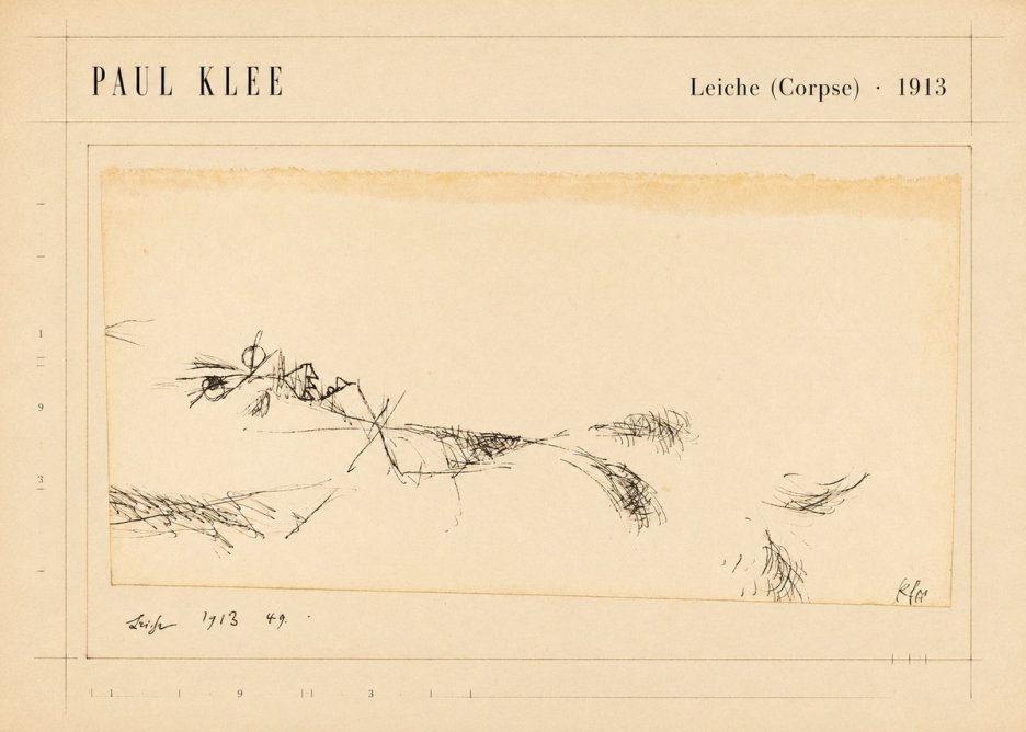 Paul Klee Leiche (Corpse) No5 - Juliste