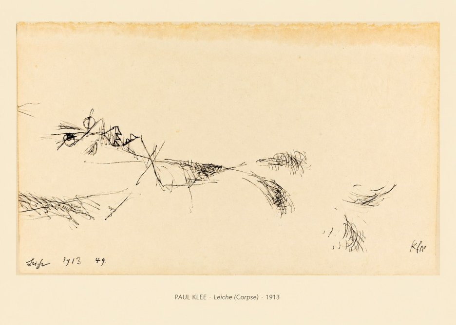Paul Klee Leiche (Corpse) No6 - Juliste
