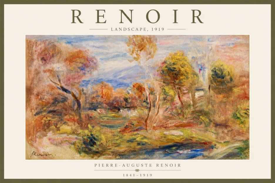 Renoir Landscape No4 - Juliste