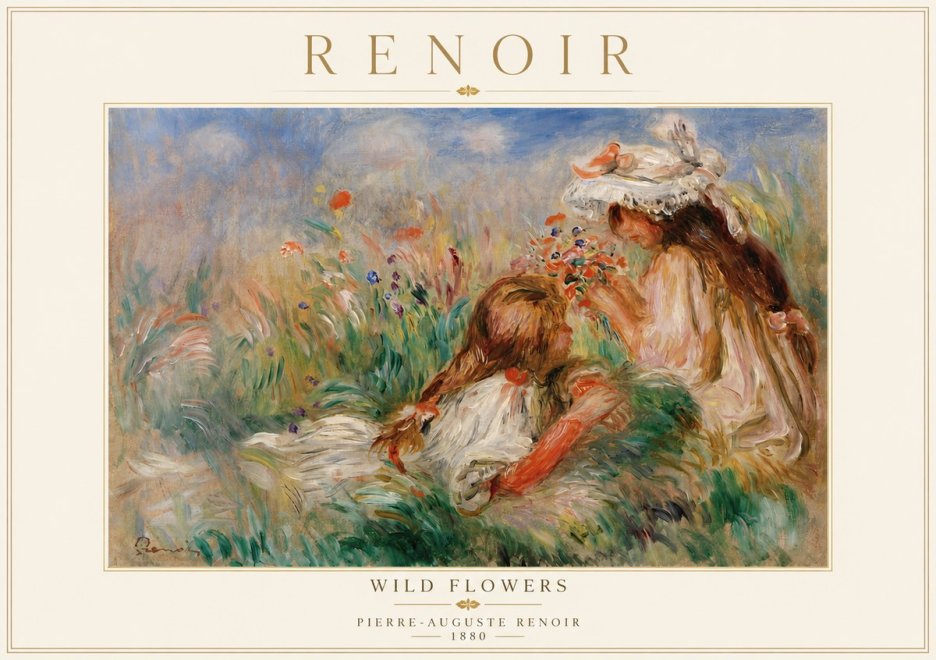Renoir Wild Flowers No5 - Juliste