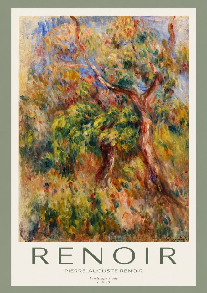 Renoir Landscape Study No2 - Juliste