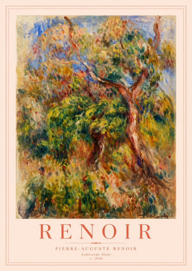 Renoir Landscape Study No6 - Juliste