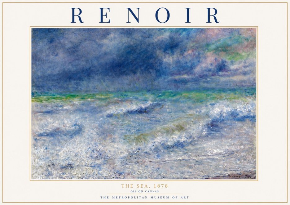 Renoir The Sea No6 - Juliste