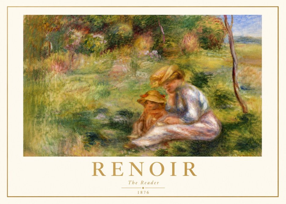 Renoir The Reader No3 - Juliste