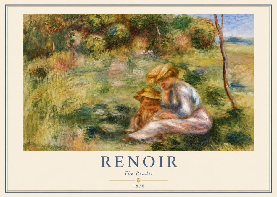 Renoir The Reader No4 - Juliste
