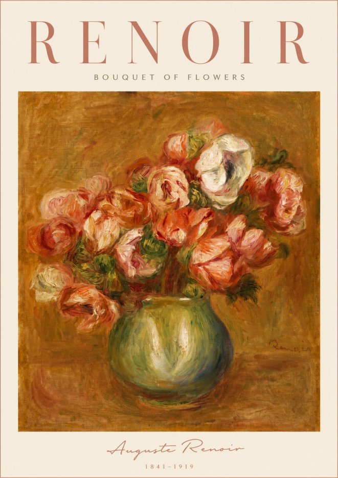 Renoir Bouquet of Flowers No4 - Juliste