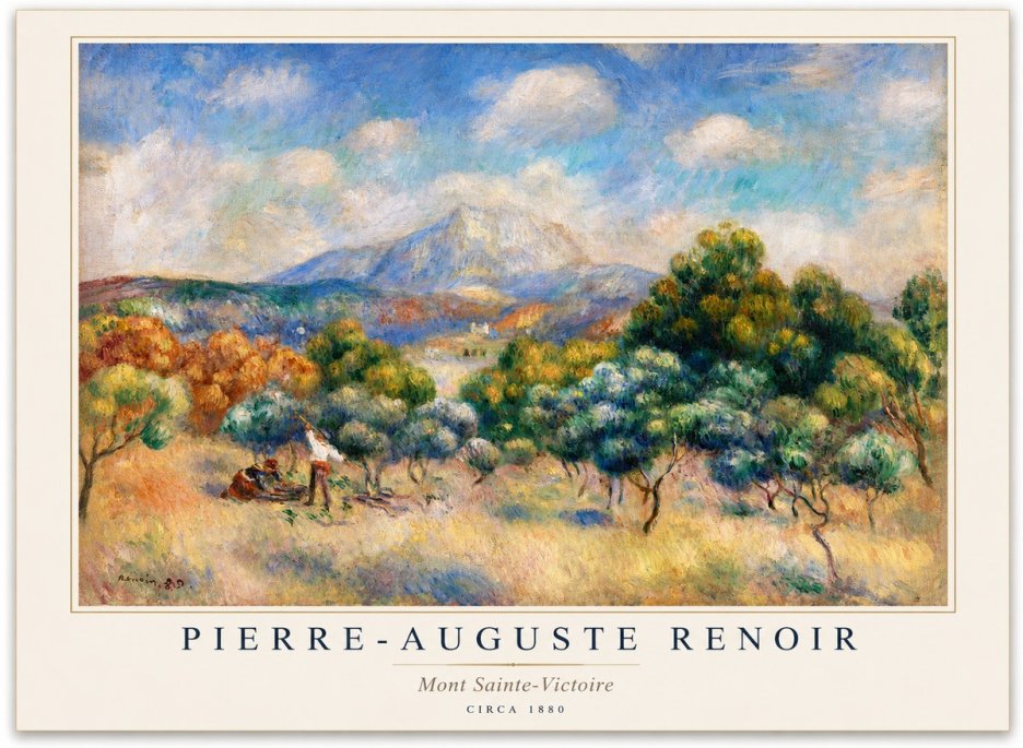 Renoir Landscape Near Cagnes I No2 - Juliste