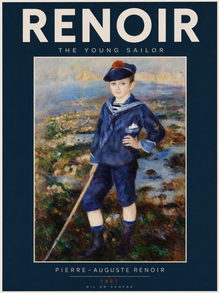 Renoir The Young Sailor No2 - Juliste