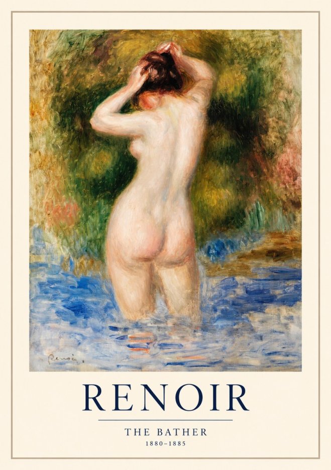 Renoir The Bather No1 - Juliste