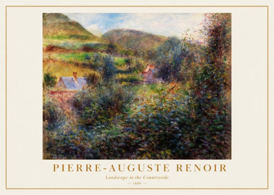 Renoir Landscape in the Countryside No1 - Juliste