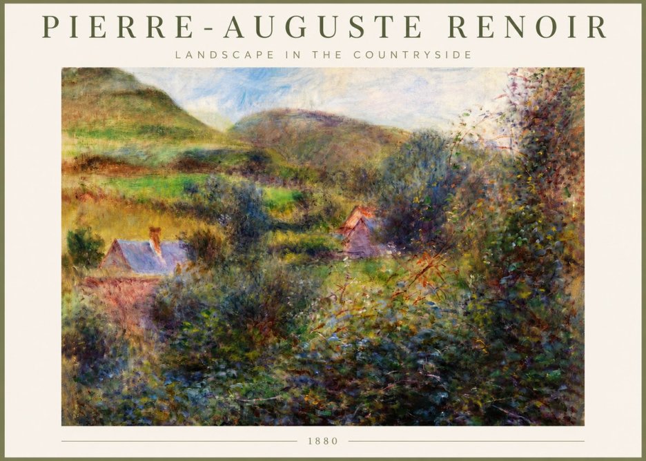 Renoir Landscape in the Countryside No3 - Juliste