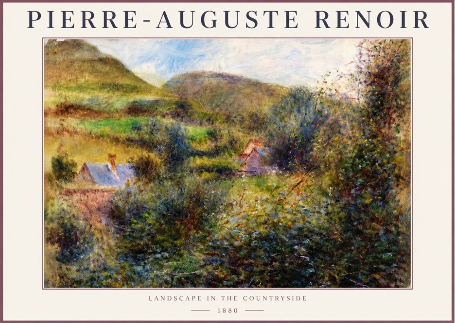 Renoir Landscape in the Countryside No4 - Juliste
