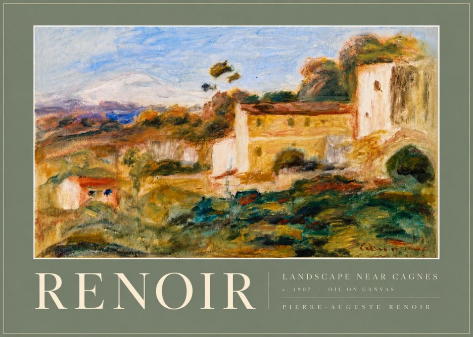 Renoir Landscape Near Cagnes No6 - Juliste