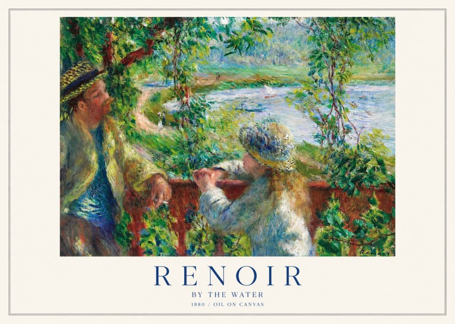 Renoir By the Water No1 - Juliste