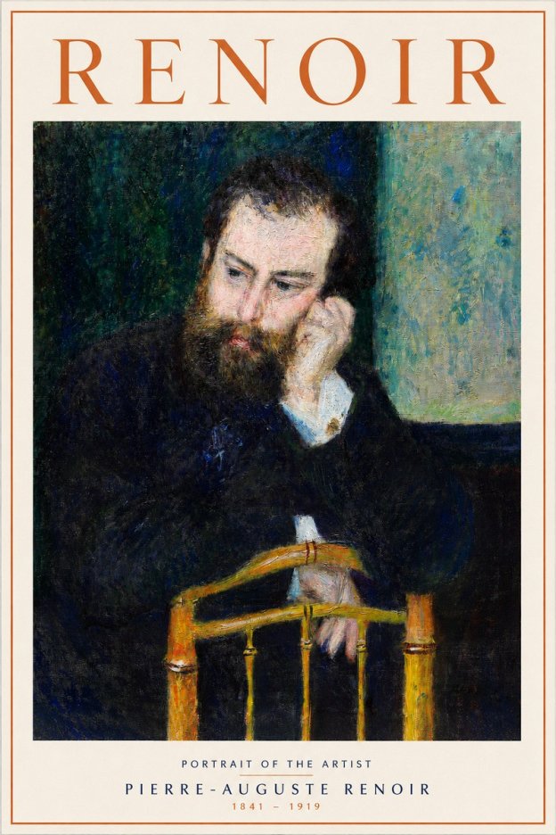 Renoir Portrait of the Artist No2 - Juliste